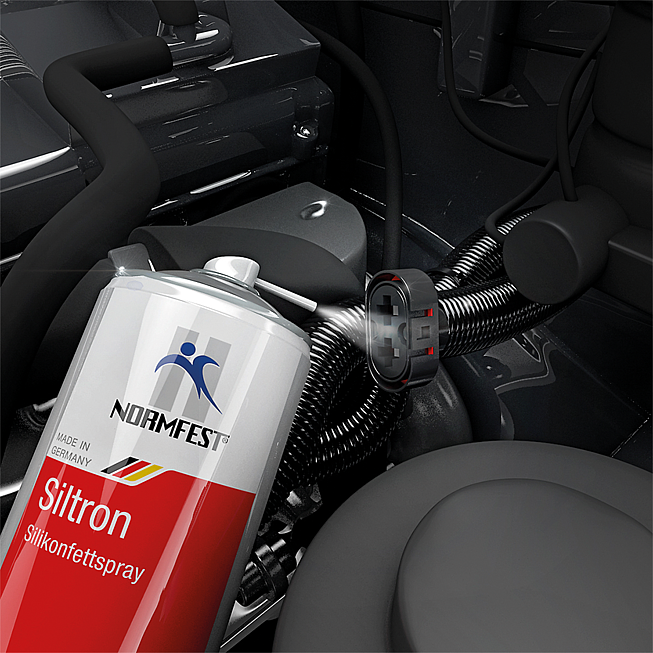 Smar silikonowy w sprayu Siltron