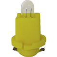 24V 1,2W plastikowa lampa podstawowa żółta