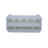 Obudowa z wieloma złączami do płaskich gniazd