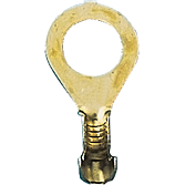 Końc&oacute;wki kablowe, goły mosiądz