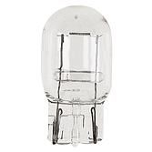 Lampa rufowa ze szklaną podstawą 12V i 21W