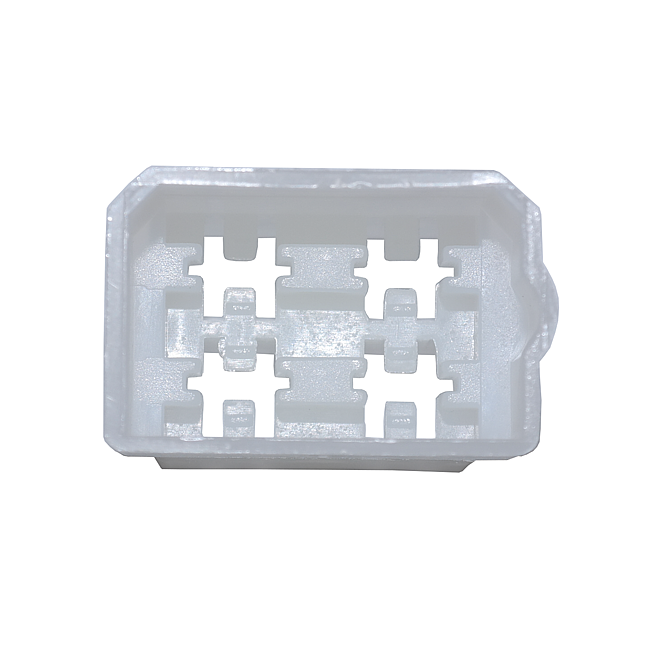 Obudowa z wieloma złączami do płaskich gniazd