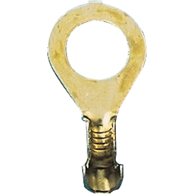 Końcówki kablowe, goły mosiądz