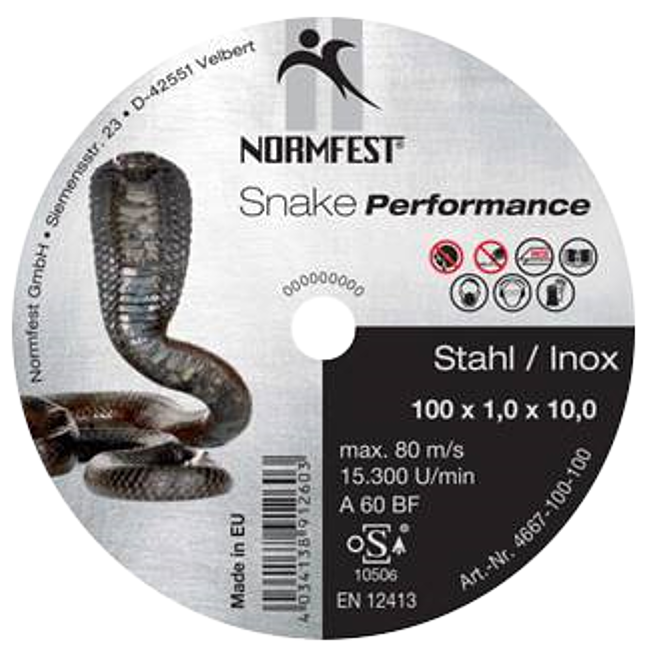 Snake Performance - tarcza tnąca 1,0 mm