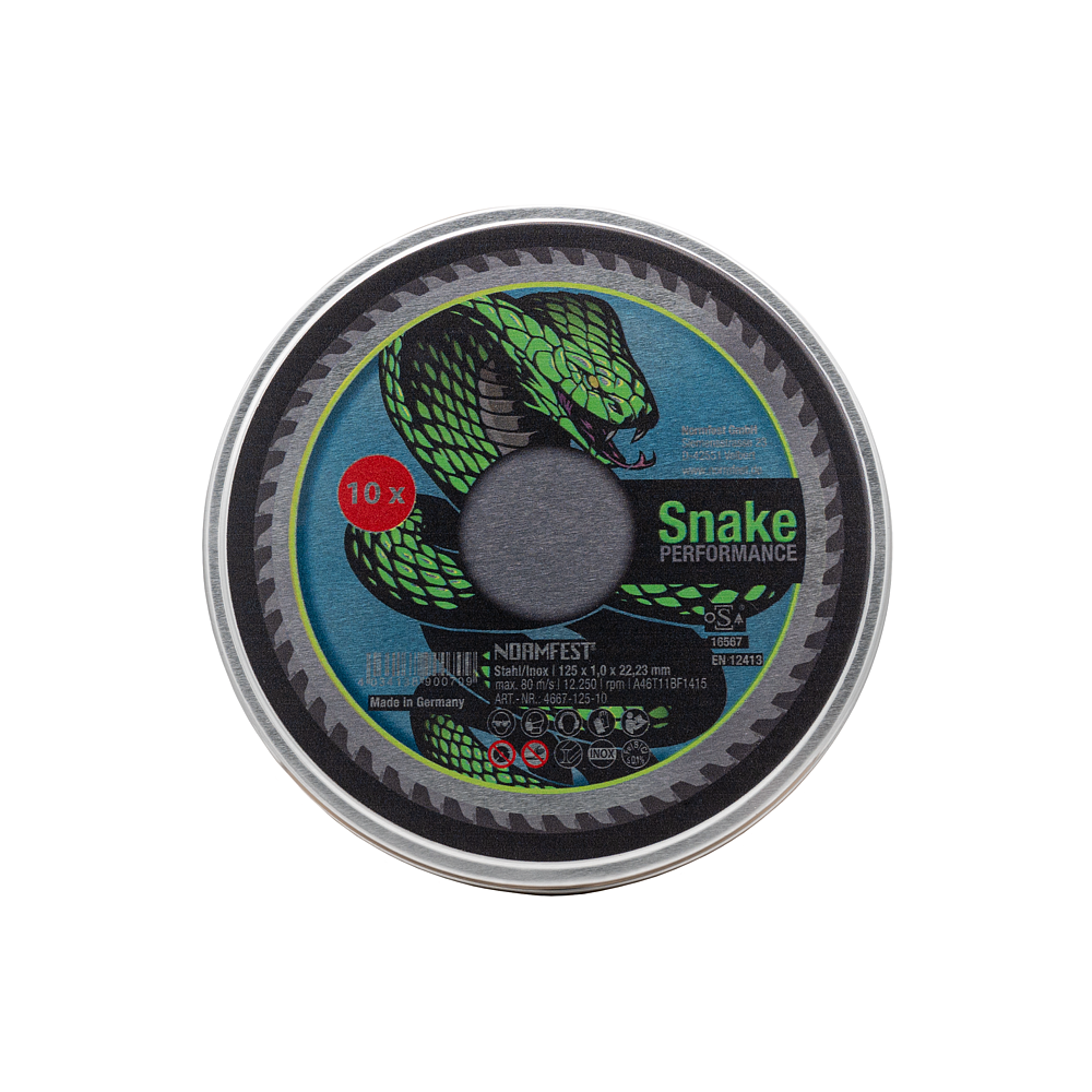 Snake Performance w stylowym metalowym pudełku
