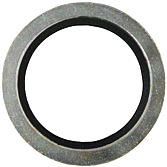 Pierścień uszczelniający z metalu / gumy