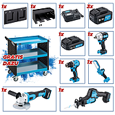 HAZET Wózek serwisowy Wózek narzędziowy Assistent 167-3S/13 ∙ 13‑częściowy HAZET Wózek serwisowy Wózek narzędziowy Assistent 167-3S/13 ∙ 13‑częściowy