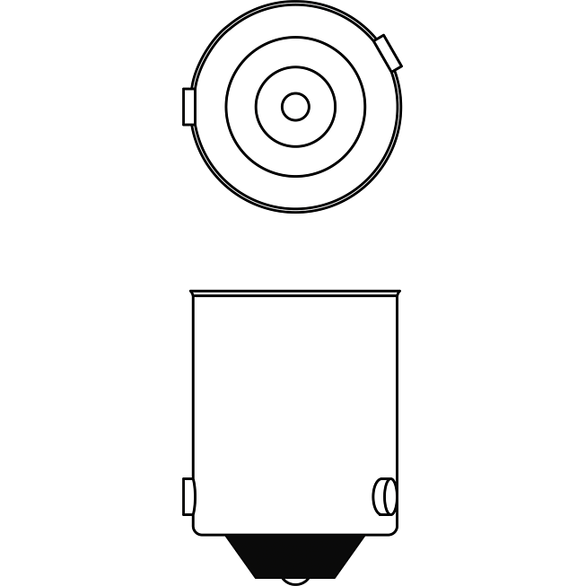 Mini halogen 12V 21W