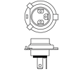 Normlight H4 24V HD żarówka do samochodów ciężarowych 75 / 70W