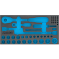 HAZET 2-Komponenten Weichschaumeinlage 163-355L ∙ L x B: 342 mm x 172 mm