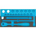 HAZET 2-komponentowa wkładka z miękkiej pianki 163-357L ∙ dł. x szer.: 342 mm x 172 mm