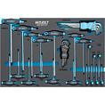 HAZET Zestaw narzędzi 163-637/37 ∙ 37‑częściowy