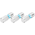 HAZET Bit 2204N-7/3 ∙ 1/4 Zoll (6,3 mm) Sechskant massiv ∙ Innen Sechskant Profil ∙ 3-teilig ∙ SW 7 mm