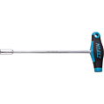 HAZET Steckschlüssel ∙ mit T-Griff 428-10 ∙ Außen Sechskant Profil ∙ SW 10 mm
