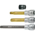 HAZET Keil(rippen)riemenscheibe-Werkzeug 4641/4 ∙ 1/2 Zoll (12,5 mm) Vierkant hohl ∙ Innen Vielzahn Profil XZN, Innen TORX® Profil ∙ 4-teilig