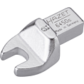 HAZET Einsteck-Maulschlüssel 6450C-9 ∙ 9 x 12 mm Einsteck-Vierkant massiv ∙ Außen Sechskant Profil ∙ SW 9 mm