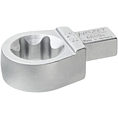 HAZET Einsteck Ringschlüssel 6609C-E24 ∙ 9 x 12 mm Einsteck-Vierkant massiv ∙ Außen TORX® Profil ∙ SW E24