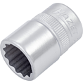 HAZET Steckschlüsseleinsatz 880AZ-1/2 ∙ 3/8 Zoll (10 mm) Vierkant hohl ∙ Außen Doppelsechskant-Tractionsprofil ∙ SW <sup>1</sup>⁄<sub>2</sub>″