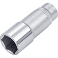 HAZET Steckschlüsseleinsatz 880LG-19 ∙ 3/8 Zoll (10 mm) Vierkant hohl ∙ Außen Sechskant-Tractionsprofil ∙ SW 19 mm