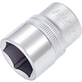 HAZET Steckschlüsseleinsatz 900-20 ∙ 1/2 Zoll (12,5 mm) Vierkant hohl ∙ Außen Sechskant-Tractionsprofil ∙ SW 20 mm