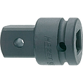 HAZET Vergrößerungsstück 9007S-1 ∙ 1/2 Zoll (12,5 mm) Vierkant hohl ∙ 3/4 Zoll (20 mm) Vierkant massiv ∙ Länge: 49 mm