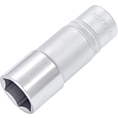HAZET Steckschlüsseleinsatz 900LG-24 ∙ 1/2 Zoll (12,5 mm) Vierkant hohl ∙ Außen Sechskant-Tractionsprofil ∙ SW 24 mm