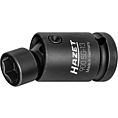 HAZET Klucz nasadowy udarowy z przegubem 900SG-13 ∙ Zabierak kwadratowy drążony 1/2 cala (12,5 mm) ∙ Profil Traction z gniazdem zewnętrznym 6-kątnym ∙ Rozmiar klucza 13 mm HAZET Klucz nasadowy udarowy z przegubem 900SG-13 ∙ Zabierak kwadratowy drążony 1/2 cala (12,5 mm) ∙ Profil Traction z gniazdem zewnętrznym 6-kątnym ∙ Rozmiar klucza 13 mm