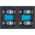 HAZET Zestaw udarowych kluczy nasadowych ∙ przegub 900SG-1721/4 ∙ Zabierak kwadratowy drążony 1/2 cala (12,5 mm) ∙ Profil Traction z gniazdem zewnętrznym 6-kątnym ∙ 4‑częściowy ∙ 17 – 21 HAZET Zestaw udarowych kluczy nasadowych ∙ przegub 900SG-1721/4 ∙ Zabierak kwadratowy drążony 1/2 cala (12,5 mm) ∙ Profil Traction z gniazdem zewnętrznym 6-kątnym ∙ 4‑częściowy ∙ 17 – 21
