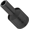 VIGOR Spiralnutenausdreher-Einsatz ∙ V2404N-8 ∙ 1/2 Zoll (12,5 mm) Vierkant hohl ∙ Außen Schraubenausdreher Profil ∙ SW 8 mm