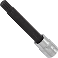 VIGOR Innenvielzahn Schraubendreher-Einsatz ∙ XZN ∙ V6117 ∙ 3/8 Zoll (10 mm) Vierkant hohl ∙ Innen Vielzahn Profil XZN ∙ SW M9
