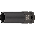 VIGOR Klucz nasadowy udarowy ∙ V6313-20.5 ∙ Zabierak kwadratowy drążony 1/2 cala (12,5&nbsp;mm) ∙ Profil zewnętrzny sześciokąta ∙ 80 mm