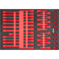 VIGOR Weichschaumeinlage ∙ leer ∙ V6810-L ∙ L x B x H: 563 mm x 393 mm x 35 mm
