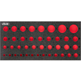 VIGOR Weichschaumeinlage ∙ leer ∙ V7520-L ∙ L x B x H: 393 mm x 188 mm x 35 mm