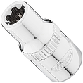 VIGOR E+ Steckschlüssel-Einsatz ∙ V7920-EPR7 ∙ 1/4 Zoll (6,3 mm) Vierkant hohl ∙ Außenprofil mit 5 abgerundeten Flanken (TORX®-ähnlich) ∙ SW E7+