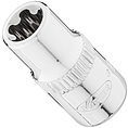 VIGOR E+ Steckschlüssel-Einsatz ∙ V7920-EPR8 ∙ 1/4 Zoll (6,3 mm) Vierkant hohl ∙ Außenprofil mit 5 abgerundeten Flanken (TORX®-ähnlich) ∙ SW E8+