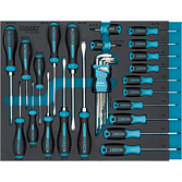 HAZET Zestaw wkrętak&oacute;w 163-141/31N ∙ Profil gniazdo krzyżowe PH, Profil z&nbsp;gniazdem sześciokątnym, Profil szczelinowy, Profil wewnętrzny TORX&reg; ∙ 31‑częściowy ∙ 1,5&thinsp;&ndash;&thinsp;10 ∙ PH1&thinsp;&ndash;&thinsp;PH3 ∙ T6&thinsp;&ndash;&thinsp;T30