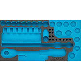 HAZET 2-komponentowa wkładka z miękkiej pianki 163-359L ∙ dł. x szer.: 342 mm x 172 mm
