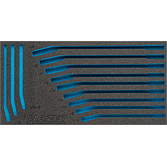 HAZET 2-komponentowa wkładka z&nbsp;miękkiej pianki 163-385L ∙ dł.&nbsp;x&nbsp;szer.: 342 mm x 172 mm