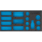 HAZET 2-komponentowa wkładka z&nbsp;miękkiej pianki 163-463L ∙ dł.&nbsp;x&nbsp;szer.: 342 mm x 172 mm