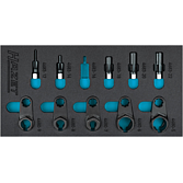 HAZET Zestaw narzędzi do sond spalin 163-611/10 ∙ 10‑częściowy ∙ 22 ∙ 24 ∙ 14 ∙ 17 ∙ 19