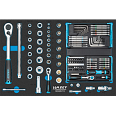 HAZET Zestaw kluczy nasadowych 163-625/113 ∙ 113‑częściowy