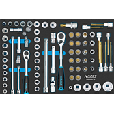 HAZET Zestaw narzędzi 163-630/76 ∙ 76‑częściowy