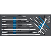 HAZET Zestaw kluczy maszynowych 163-641/12 ∙ Profil z gniazdem zewnętrznym 6-kątnym ∙ 12‑częściowy ∙ <sup>1</sup>⁄<sub>4</sub>″ – 1.<sup>1</sup>⁄<sub>4</sub>″