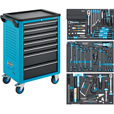 HAZET Wózek narzędziowy Wózek narzędziowy Assistent 176N-7 ∙ zestaw narzędzi 176N-7/136 ∙ 136‑częściowy ∙ Szuflady, płaskie: 5× 81 x 522 x 348 mm ∙ Szuflady, wysokie: 2× 166 x 522 x 348 mm HAZET Wózek narzędziowy Wózek narzędziowy Assistent 176N-7 ∙ zestaw narzędzi 176N-7/136 ∙ 136‑częściowy ∙ Szuflady, płaskie: 5× 81 x 522 x 348 mm ∙ Szuflady, wysokie: 2× 166 x 522 x 348 mm