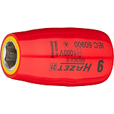 Zewnętrzny sześciokątny klucz nasadowy 3/8 "HAZET