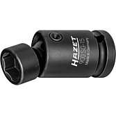 HAZET Klucz nasadowy udarowy z przegubem 900SG-15 ∙ Zabierak kwadratowy drążony 1/2 cala (12,5 mm) ∙ Profil Traction z gniazdem zewnętrznym 6-kątnym ∙ Rozmiar klucza 15 mm HAZET Klucz nasadowy udarowy z przegubem 900SG-15 ∙ Zabierak kwadratowy drążony 1/2 cala (12,5 mm) ∙ Profil Traction z gniazdem zewnętrznym 6-kątnym ∙ Rozmiar klucza 15 mm