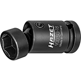 HAZET Klucz nasadowy udarowy z przegubem 900SG-18 ∙ Zabierak kwadratowy drążony 1/2 cala (12,5 mm) ∙ Profil Traction z gniazdem zewnętrznym 6-kątnym ∙ Rozmiar klucza 18 mm HAZET Klucz nasadowy udarowy z przegubem 900SG-18 ∙ Zabierak kwadratowy drążony 1/2 cala (12,5 mm) ∙ Profil Traction z gniazdem zewnętrznym 6-kątnym ∙ Rozmiar klucza 18 mm