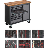 V5158;Mob. Werkb. Series L + 375 TLG SORTIMENT