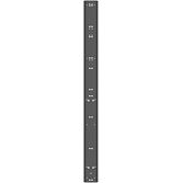VIGOR Wspornik płyty perforowanej ∙ środkowy ∙ V6000-047M-E ∙ dł.&nbsp;x&nbsp;szer.: 1980 mm x 156 mm