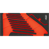 VIGOR Weichschaumeinlage ∙ leer ∙ V6722N-L ∙ L x B x H: 393 mm x 188 mm x 35 mm